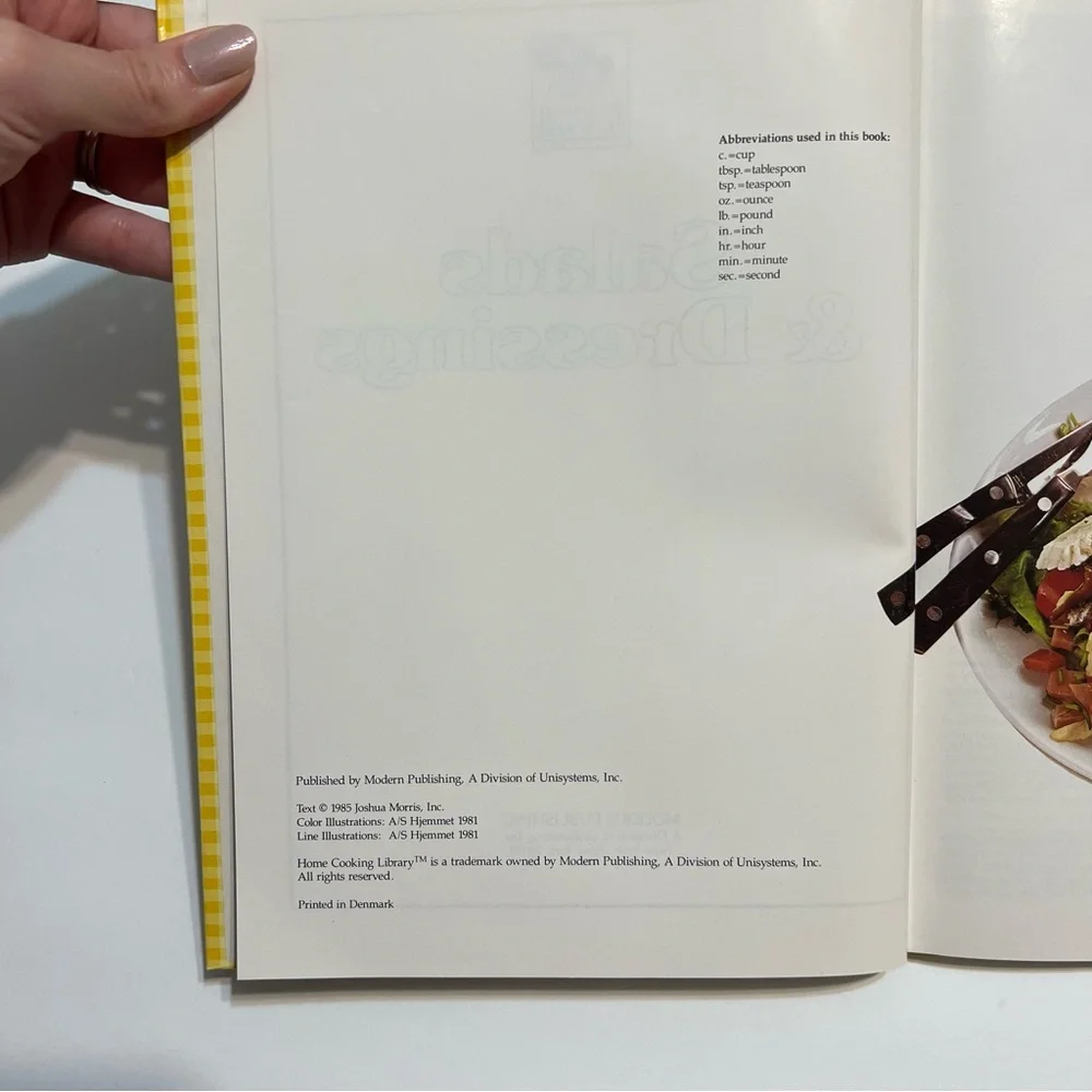 Modern Publishing salads dressings